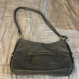 Gray hobo purse